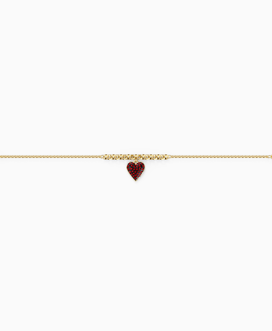 SWAROVSKI Remix Heart Strand Bracelet - 18cm - Gold-tone Plated #5517641