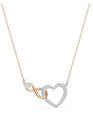 SWAROVSKI Infinity Heart Necklace - White #5518865