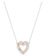 SWAROVSKI Infinity Entwined Heart Necklace - White #5518868
