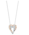SWAROVSKI Infinity Entwined Heart Necklace - White #5518868