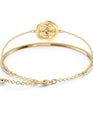 SWAROVSKI Symbolic Mandala Bangle - Green & Gold-tone plated #5521493