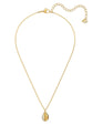 SWAROVSKI Shell Pave Pendant - White & Gold-tone plated #5522886