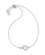SWAROVSKI Infinity Heart Bracelet - White #5524421