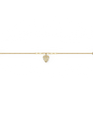 SWAROVSKI Remix Gold Tone Plated White Crystal Palm Leaf Bracelet - M size #5528850