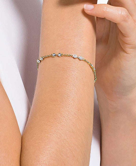 SWAROVSKI Remix Collection Carrier - White & Gold-tone plated #5535290