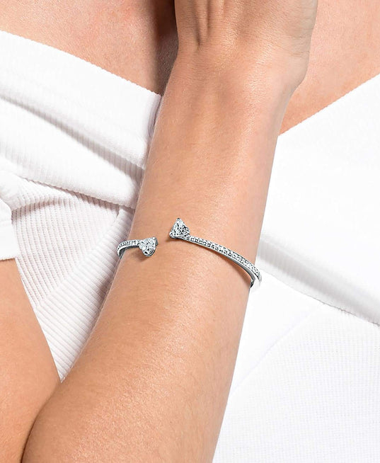 SWAROVSKI Attract Soul Heart Bangle â€“ White #5535354