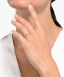 SWAROVSKI Infinity Ring - White & Rose Gold Tone Plated - Size 52 #5535400