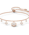 SWAROVSKI Magic Snowflake Bracelet - White & Rose Gold Tone Plated #5558186