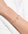 SWAROVSKI Magic Snowflake Bracelet - White & Rose Gold Tone Plated #5558186