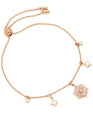SWAROVSKI Magic Snowflake Bracelet - White & Rose Gold Tone Plated #5558186