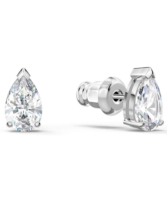 SWAROVSKI Attract Pear Stud Pierced Earrings - White #5563121
