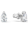 SWAROVSKI Attract Pear Stud Pierced Earrings - White #5563121