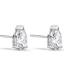 SWAROVSKI Attract Pear Stud Pierced Earrings - White #5563121