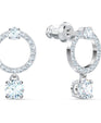 SWAROVSKI Attract Circular Earrings - White #5563278