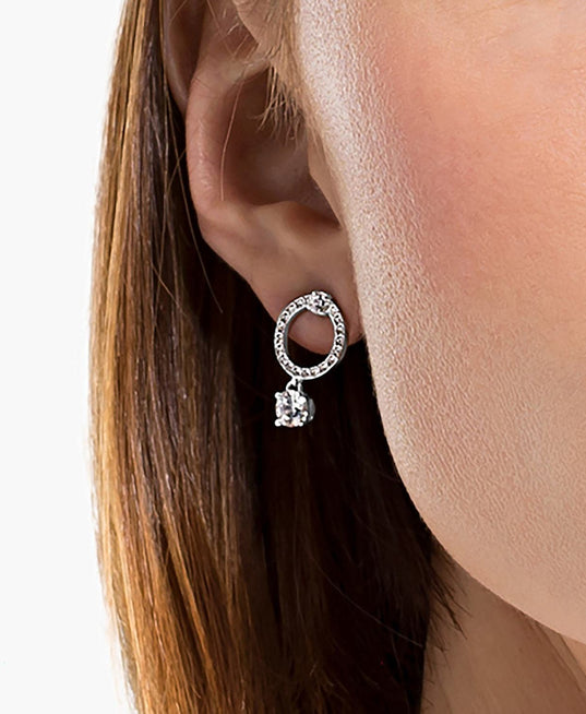 SWAROVSKI Attract Circular Earrings - White #5563278