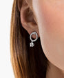 SWAROVSKI Attract Circular Earrings - White #5563278
