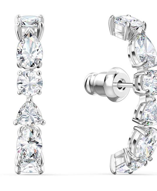 SWAROVSKI Tennis Deluxe Mixed Pierced Earrings #5563322