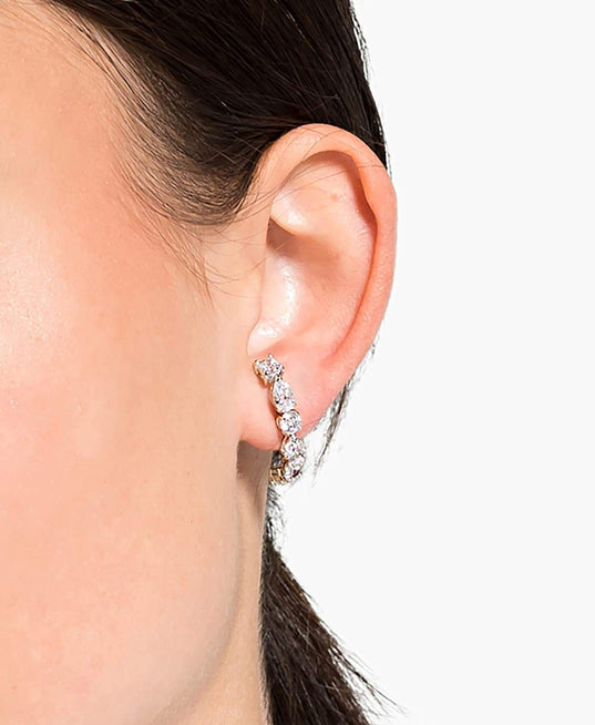 SWAROVSKI Tennis Deluxe Mixed Pierced Earrings #5563322