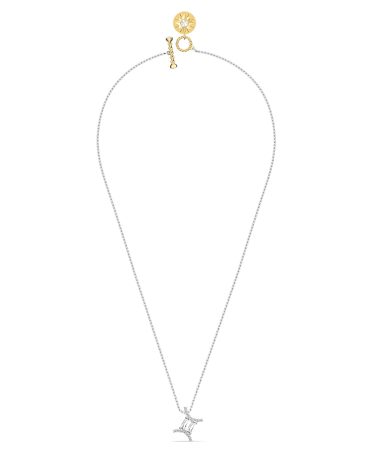 SWAROVSKI Zodiac II Gemini Pendant - White #5563893
