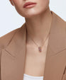 SWAROVSKI Twist pendant - Purple & Rose Gold Tone Plated #5563907