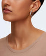 SWAROVSKI Twist Hoop Earrings - White #5563908