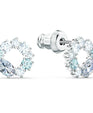 SWAROVSKI Attract Circular stud earrings - Blue #5570943
