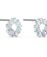 SWAROVSKI Attract Circular stud earrings - Blue #5570943