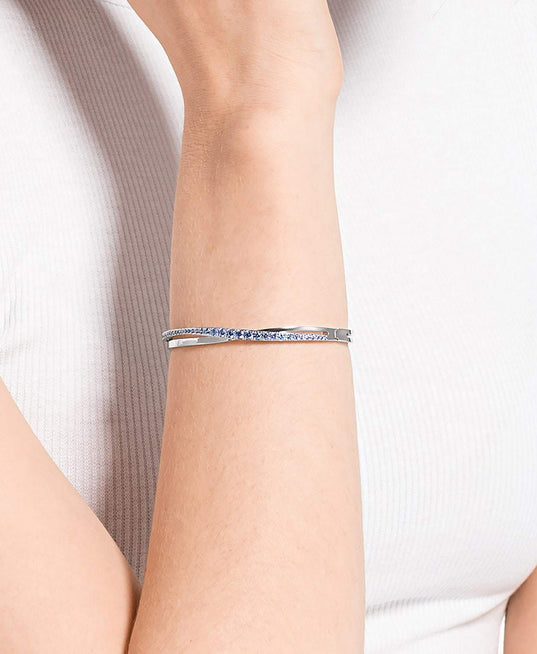 SWAROVSKI Twist Bangle - Blue #5582810