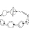 SWAROVSKI 678223 Circle Clear Crystal Bracelet charm front details