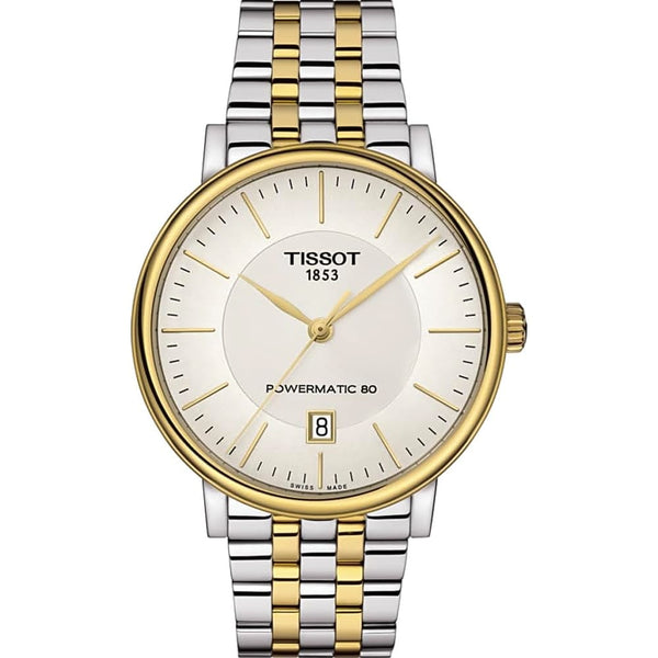 Tissot Carson Premium Powermatic 80: Your Gold-Accented Timepiece - View 1