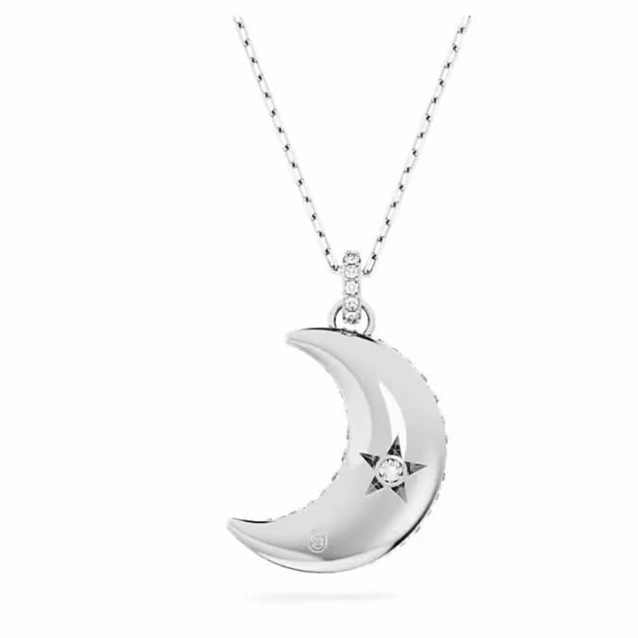 Swarovski Sublima Moon Pendant, 5666181 - Rhodium Plated - View 2