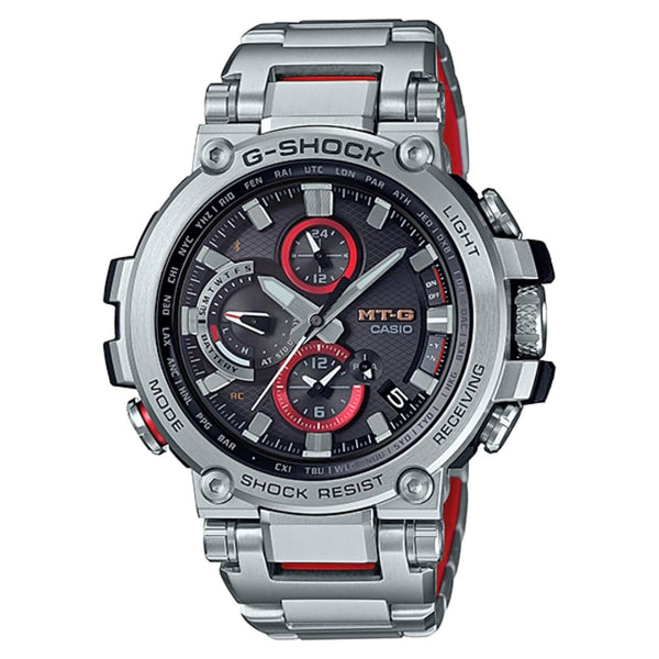 Casio G-Shock MTG-B1000D-1ADR Premium Silver Analog Timepiece - View 1