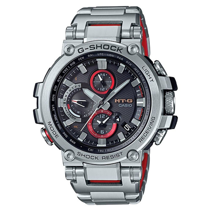 Casio G-Shock MTG-B1000D-1ADR Premium Silver Analog Timepiece - View 1