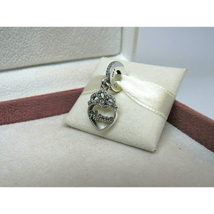 Pandora Princess Crown Heart Charm 791962CZ - View 3