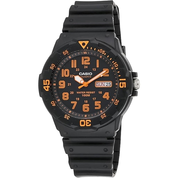 Casio MRW-200H-4BVDF Orange Accent Sport Watch - View 1