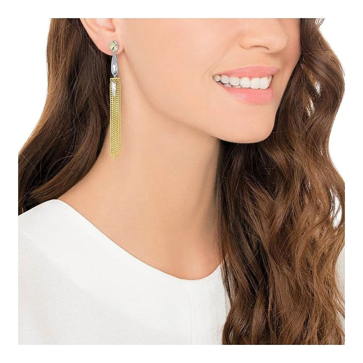 Swarovski Gipsy Teal Drop Earrings 5252764 - View 3