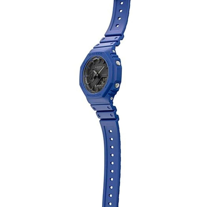 Casio G-Shock GA-2100-2ADR Carbon Core Blue Resin Watch - View 3