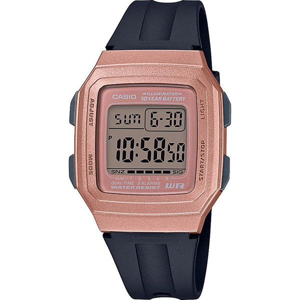 Casio Digital Classic F-201WAM-5AVEF Resin Strap Watch - View 1