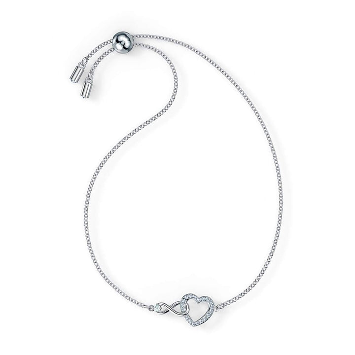 Swarovski Infinity Heart Bracelet, White 5524421 - View 3