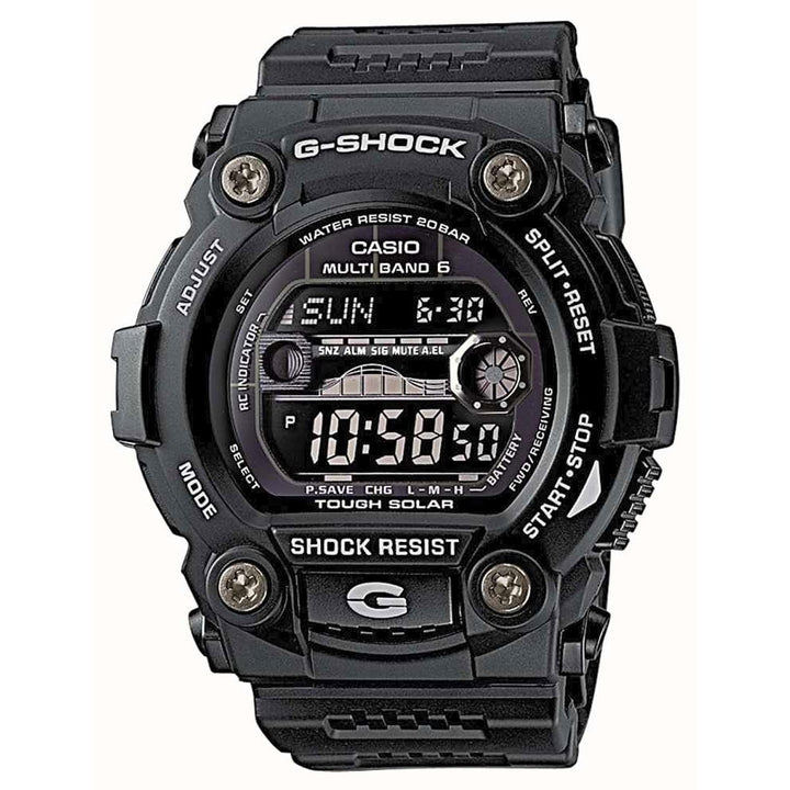 Casio G-Shock GW-7900B-1ER Black Tide Graph Digital Watch - View 1