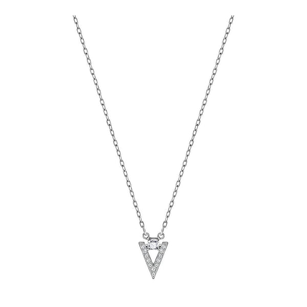 Swarovski Funk Rhodium & Clear Crystal Necklace 5241271 - View 1