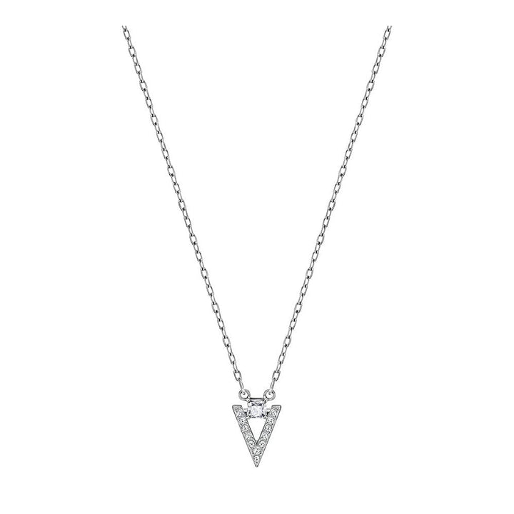 Swarovski Funk Rhodium & Clear Crystal Necklace 5241271 - View 1