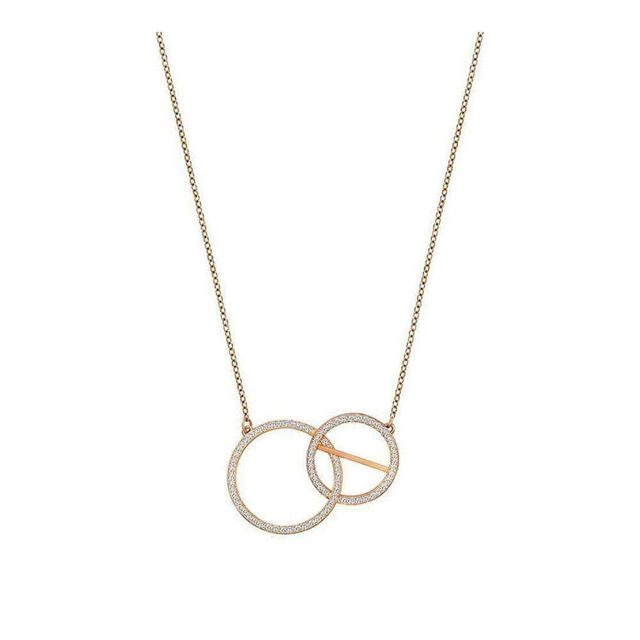 Swarovski Flash Necklace 5238199 - Rose Gold Sparkle - View 1