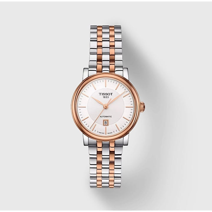 Tissot Carson Premium Automatic Lady: A Timeless Rose Gold Watch - View 1