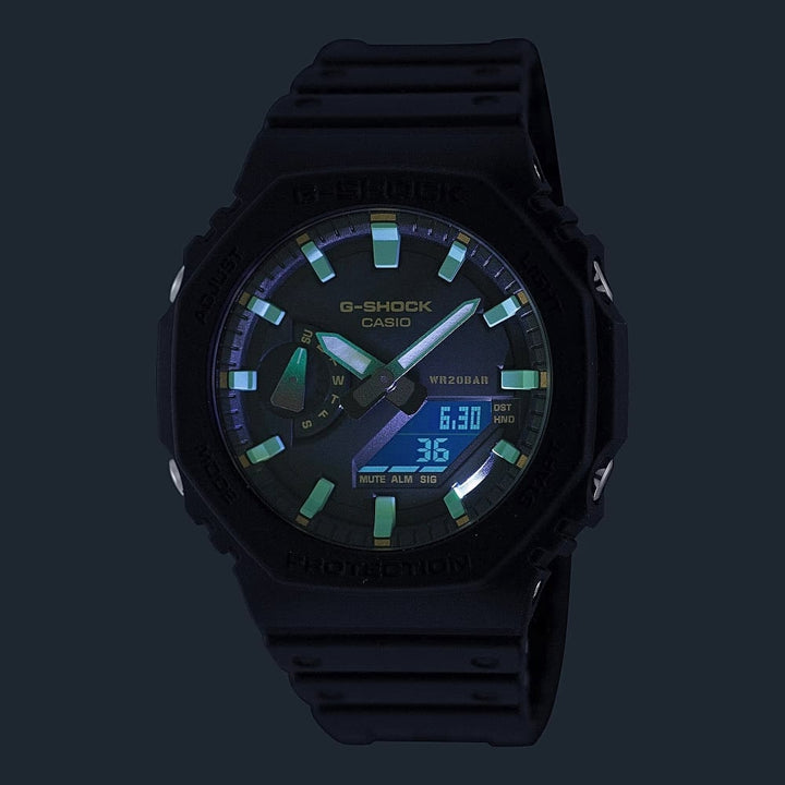 Casio G-Shock GA-2100RC-1AER Analog-Digital Carbon Core Watch - View 2