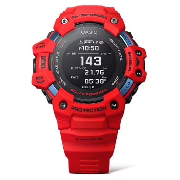 Casio G-Squad GBD-H1000-4PR Red Training Watch - View 2