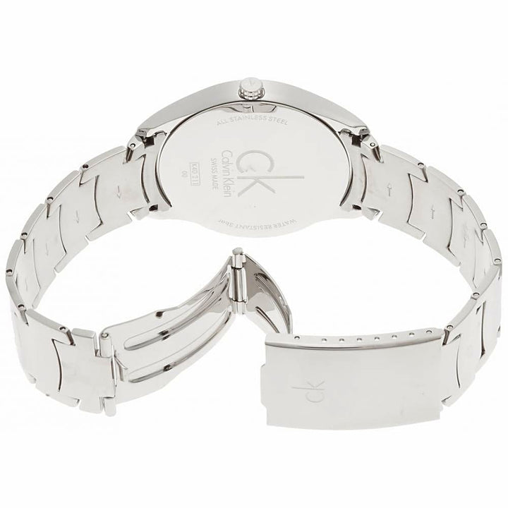Calvin Klein Classic K4D2114Z Silver Fabric Strap Men's Watch - View 3