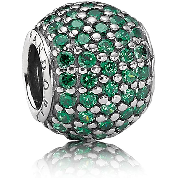 Pandora Green Pave Ball Charm 791051CZN - View 1