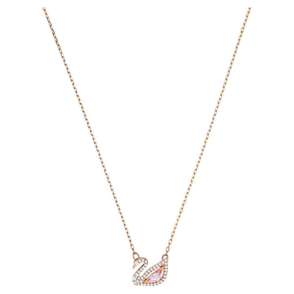 Swarovski Dazzling Swan Necklace - Rose Gold, 5469989 - View 1