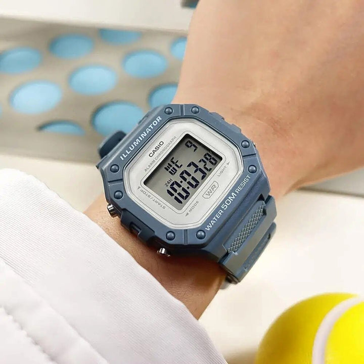 Casio POP W-218HC-2AVEF Unisex Digital Watch - View 3
